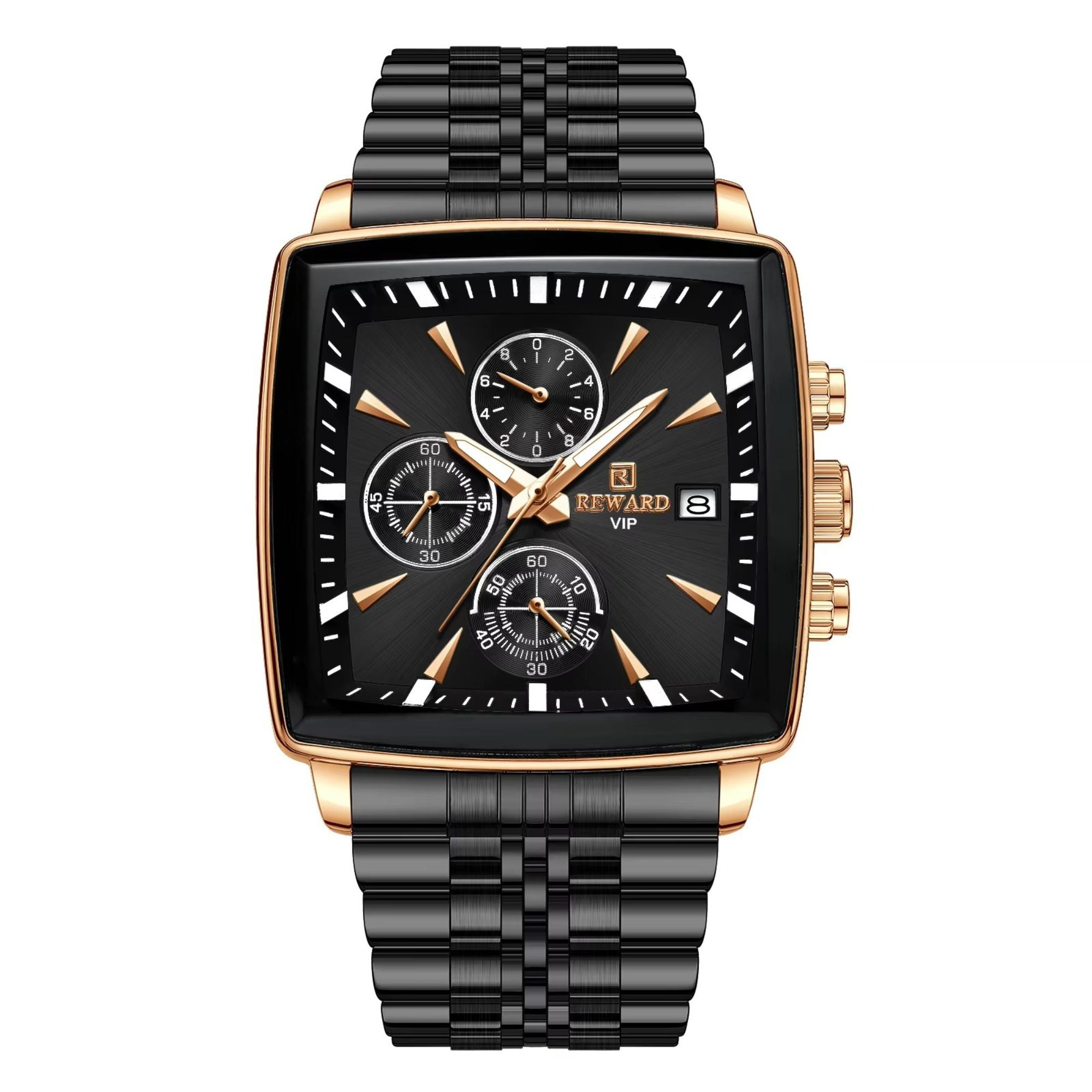 Elite Square Chrono – Luxury Men’s Quartz Watch